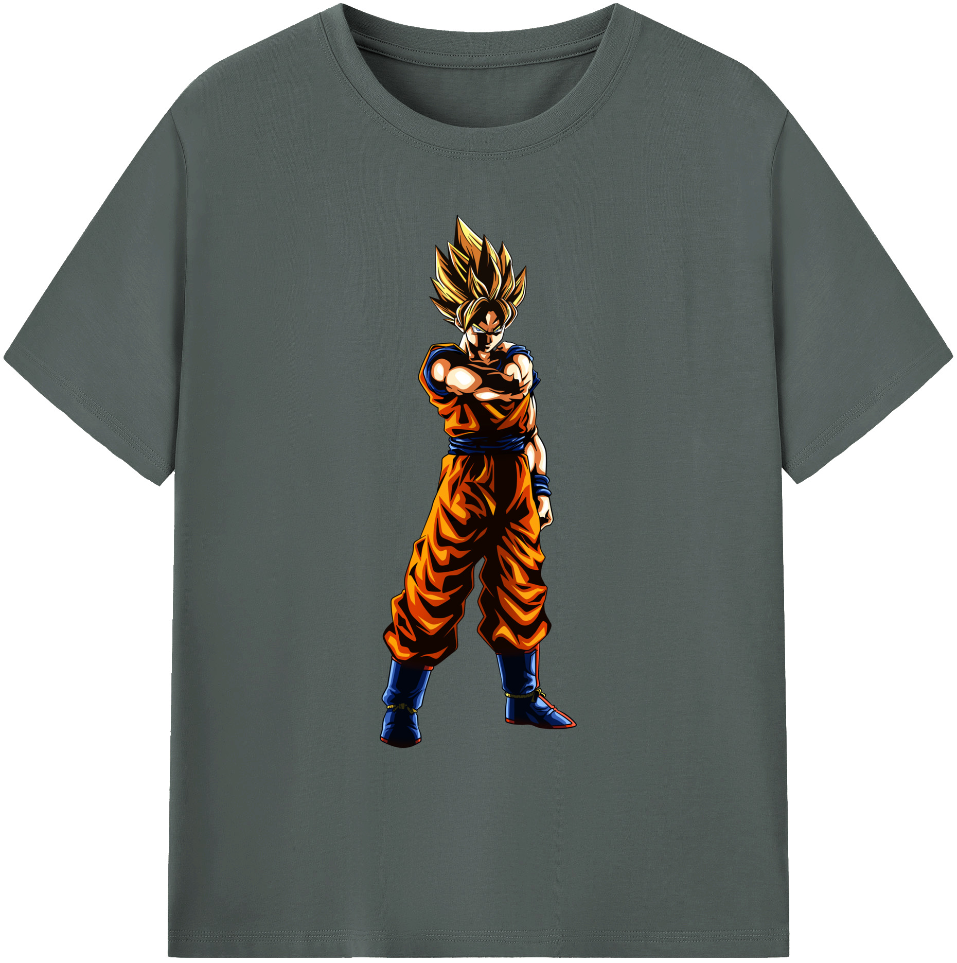 （画像用） ドラゴンボール 孫 悟飯（そんごはん）DRAGON BALL Son Gohan 綿100％ メンズ半袖Tシャツ｜肌触りやわらか＆通気性